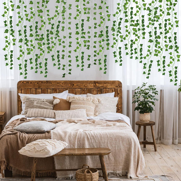 Artificial Bail Plant - Artificial Ivy Leaves and Hanging Vines