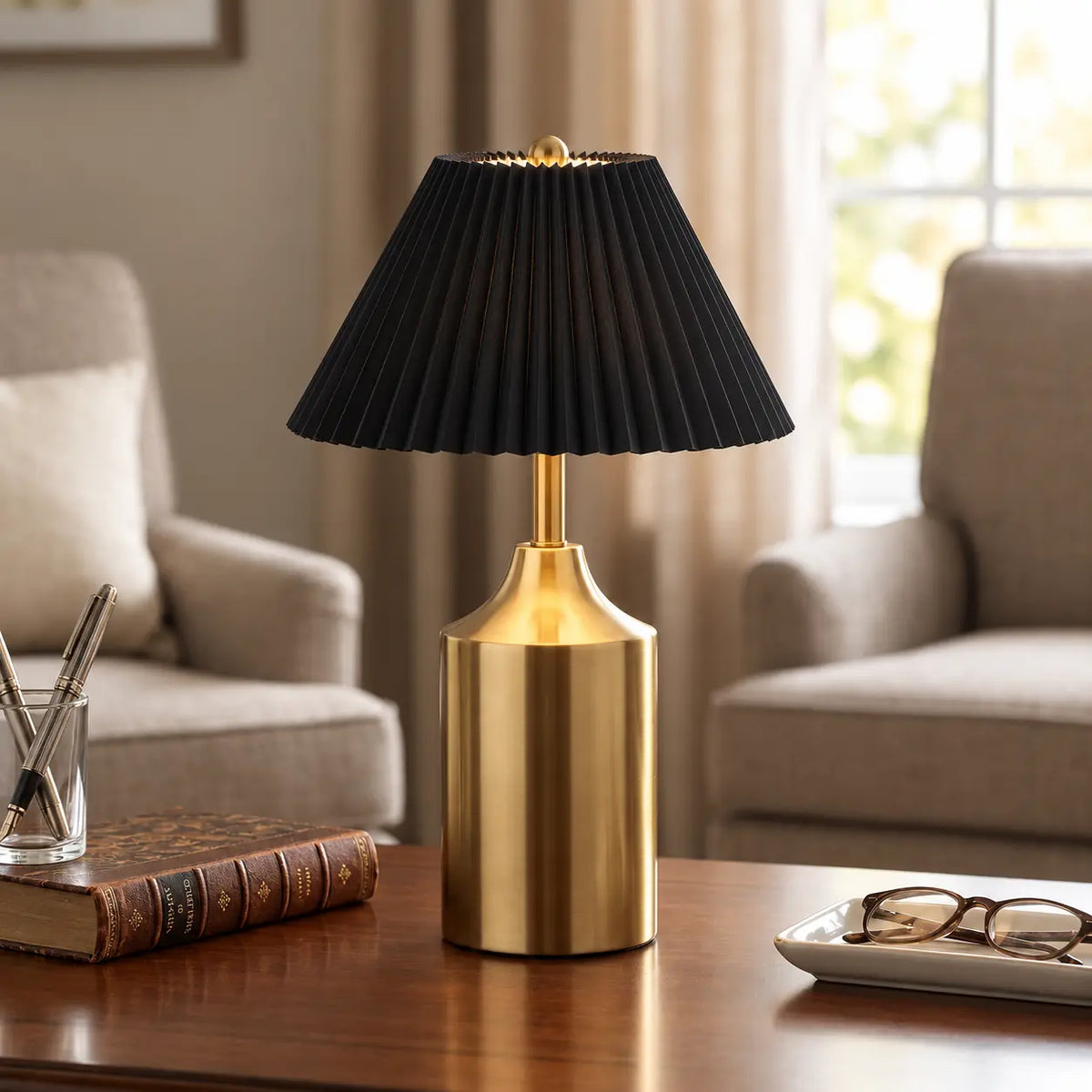 LED Brass Base Lamp