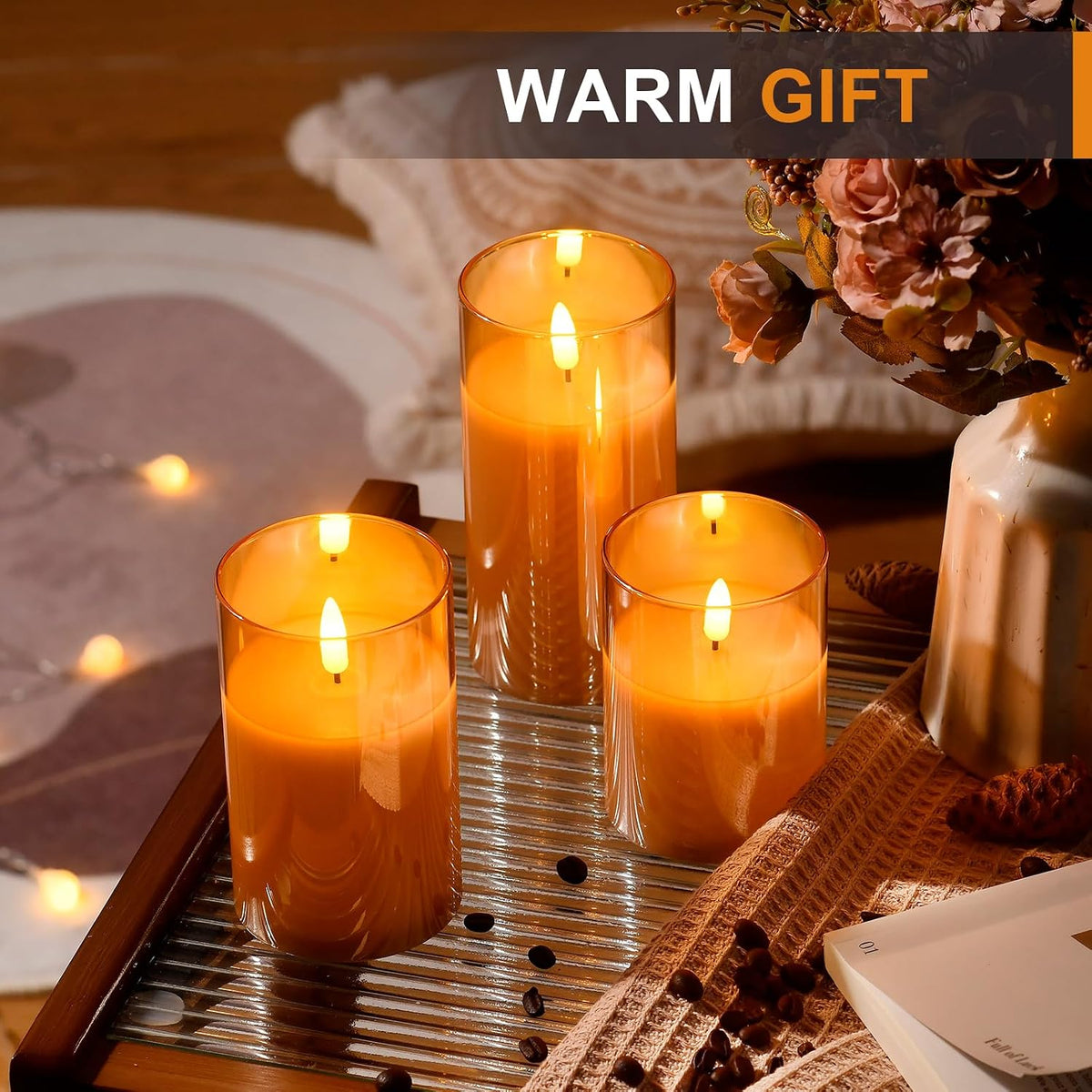 3pcs LED Flameless Candles