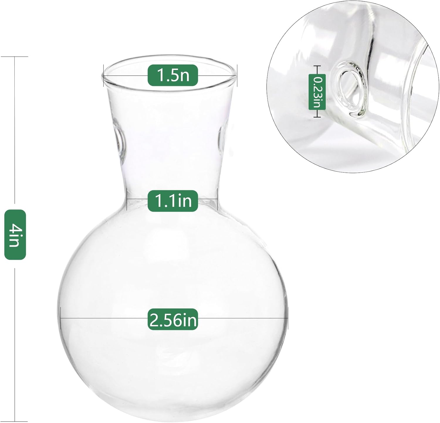 Glass Bulbs - 2 Pcs