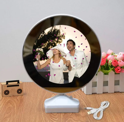 Magic Mirror Photo Frame with LED