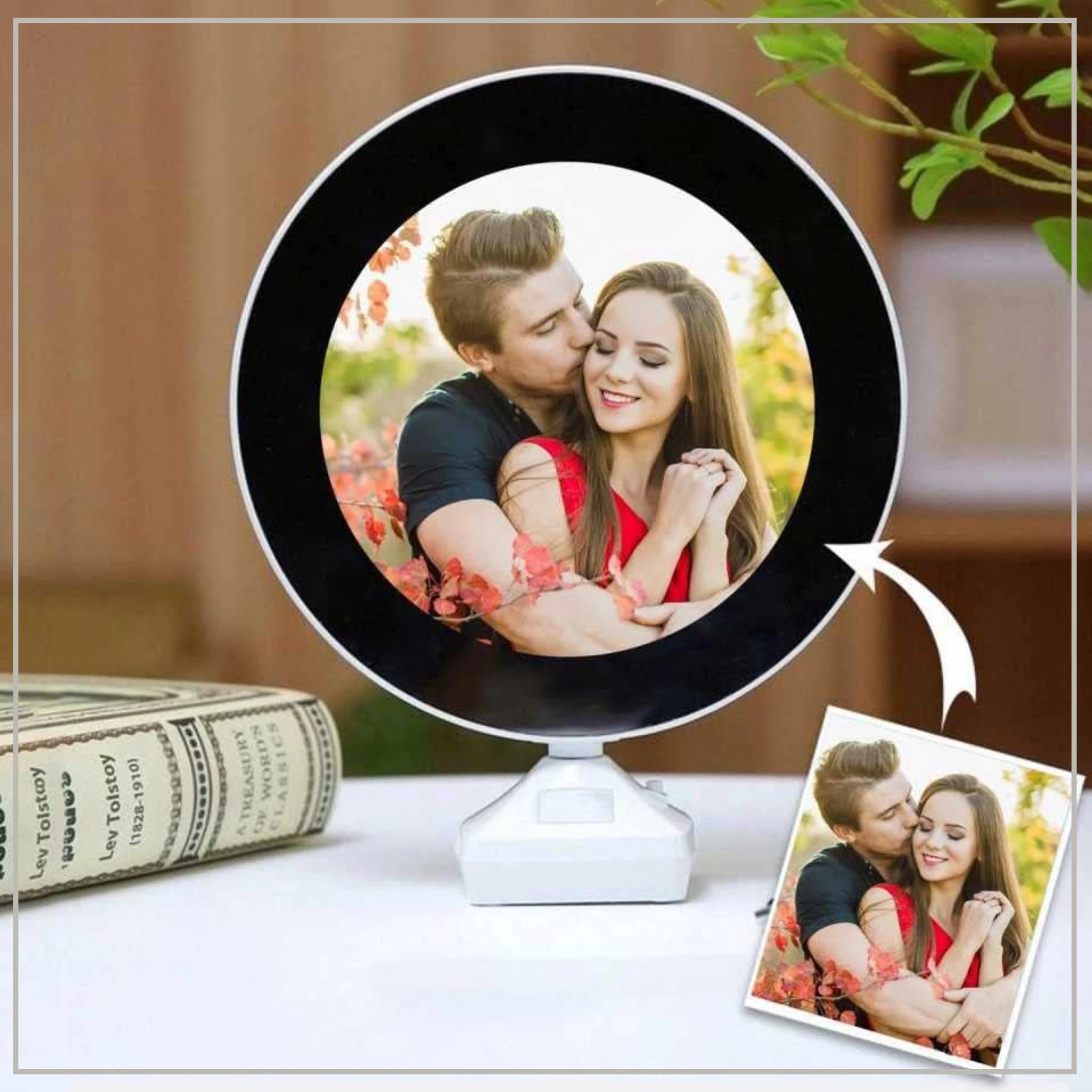 Magic Mirror Photo Frame with LED