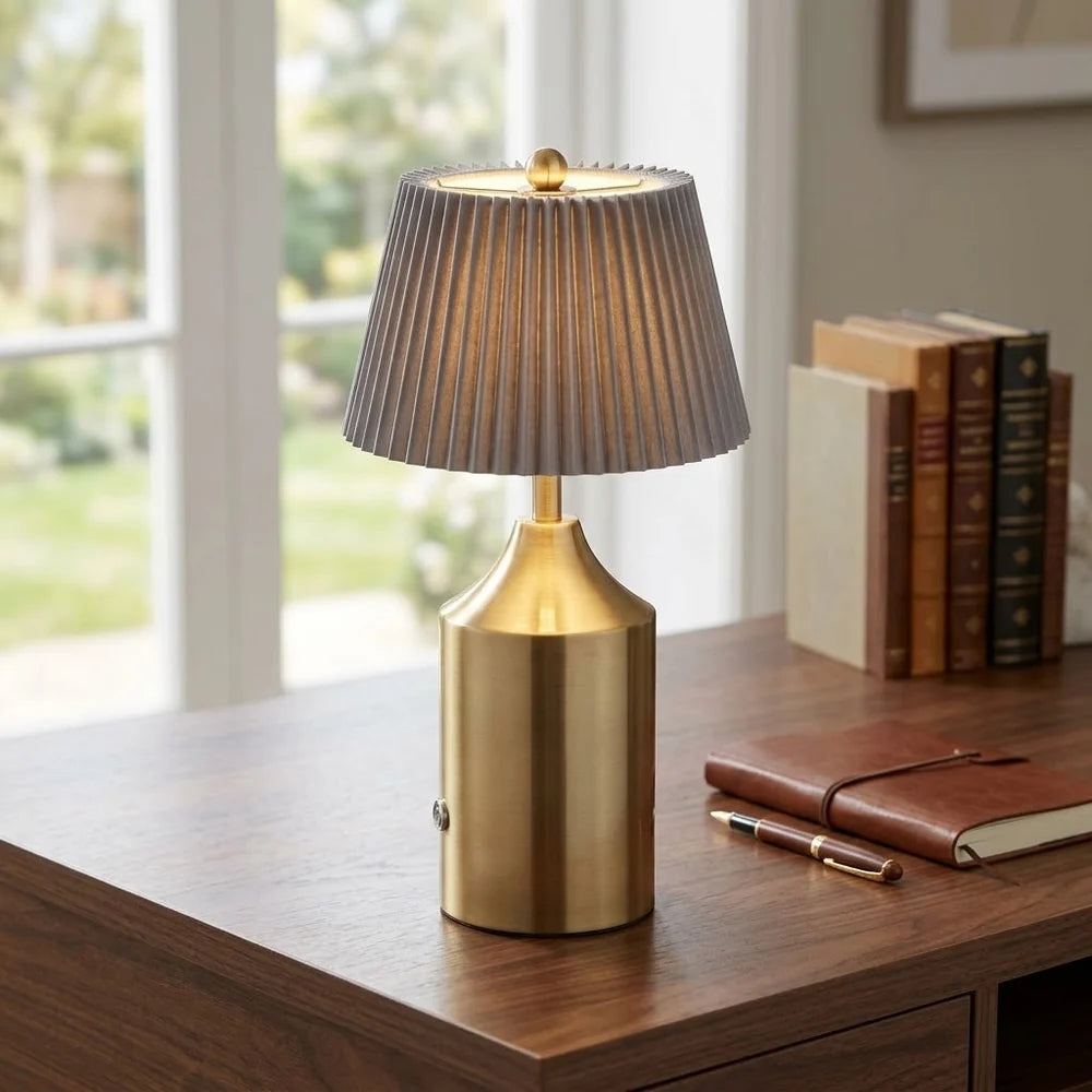 LED Brass Base Lamp