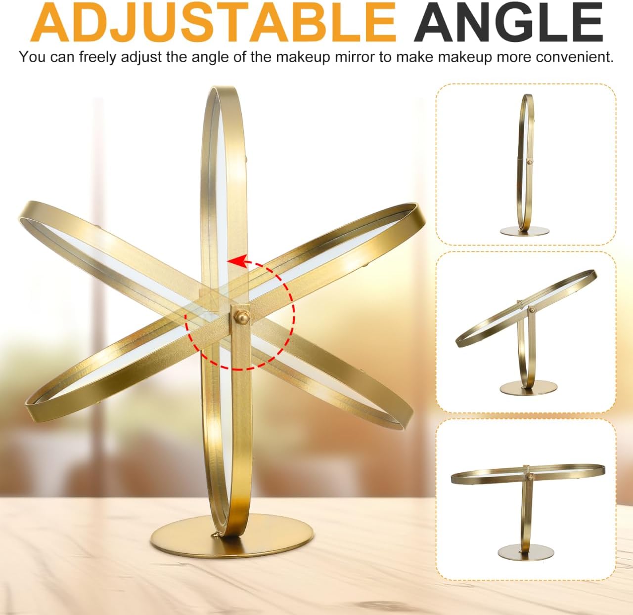 Rotatable Makeup Vanity Mirror