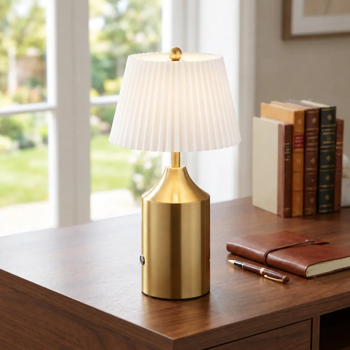 LED Brass Base Lamp