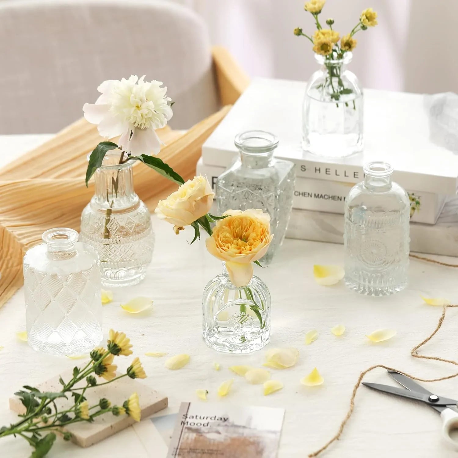 Bud Vases - Set of 6