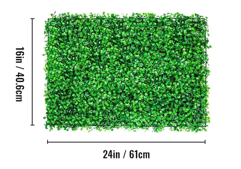 Artificial Grass Wall Panels - Hedge Boxwood Panels