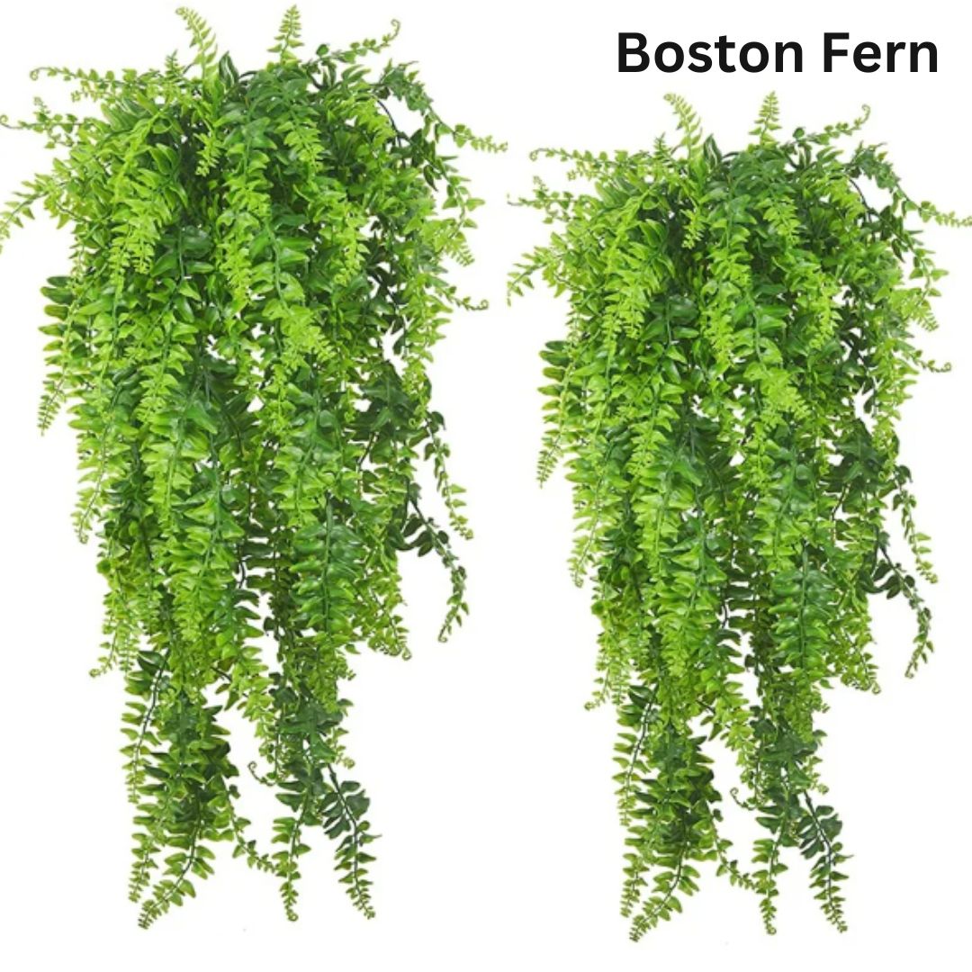 2 Pcs Artifical Fern Branches