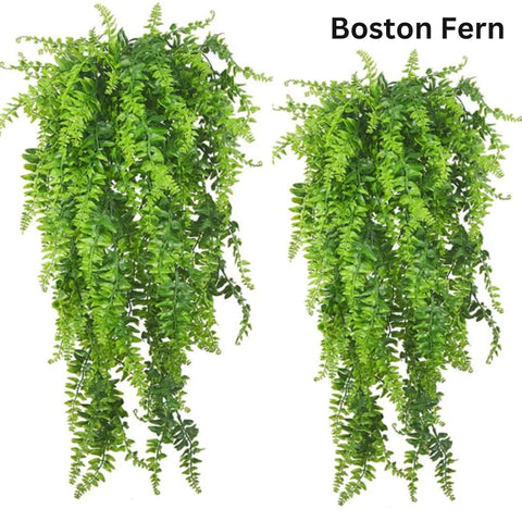 2 Pcs Artifical Fern Branches