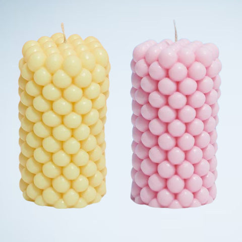 2 Pcs Scented Bubble Candles