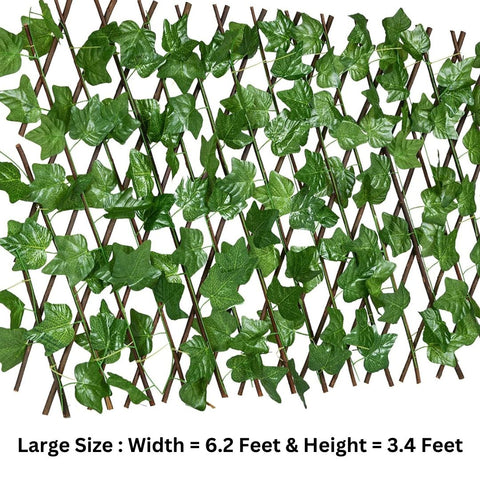 Artificial Garden Plant Fence - Expandable And Stretchable