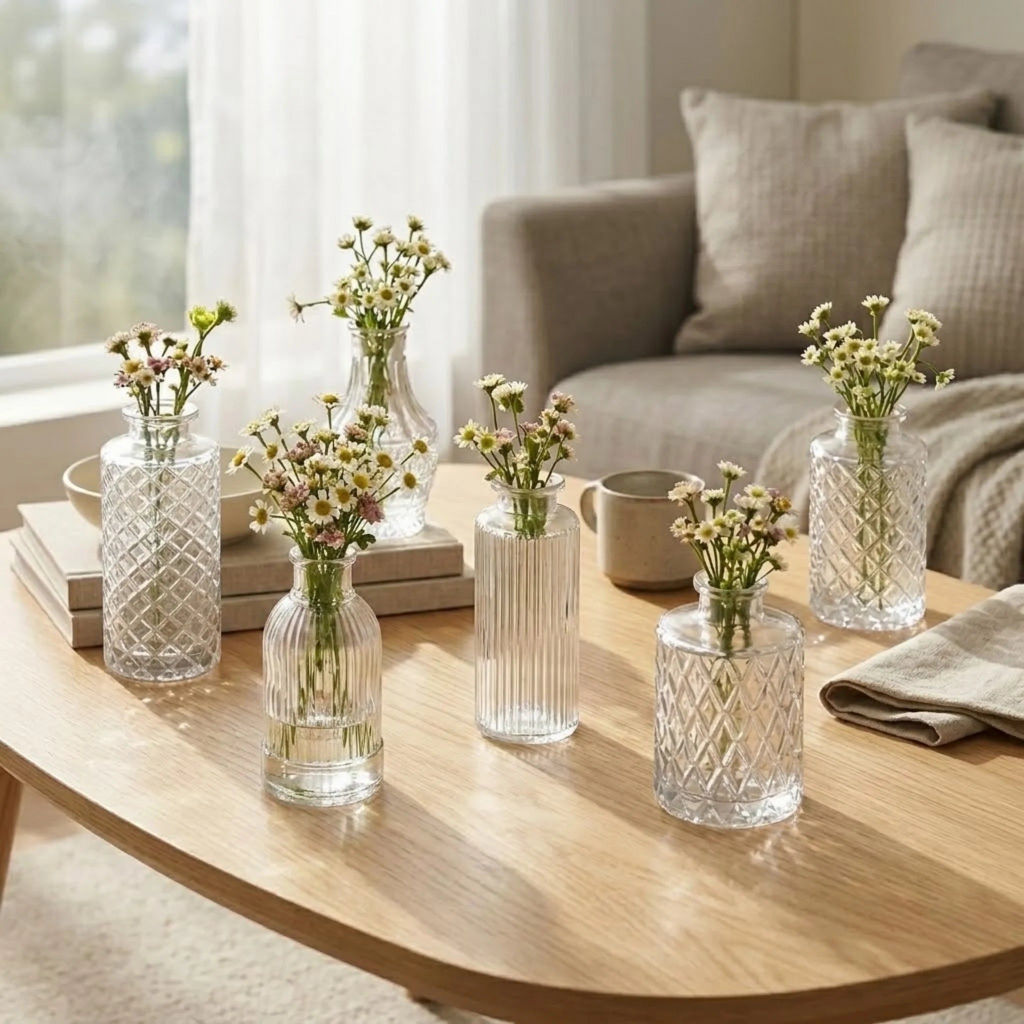 Table Scape Vases - Set of 6