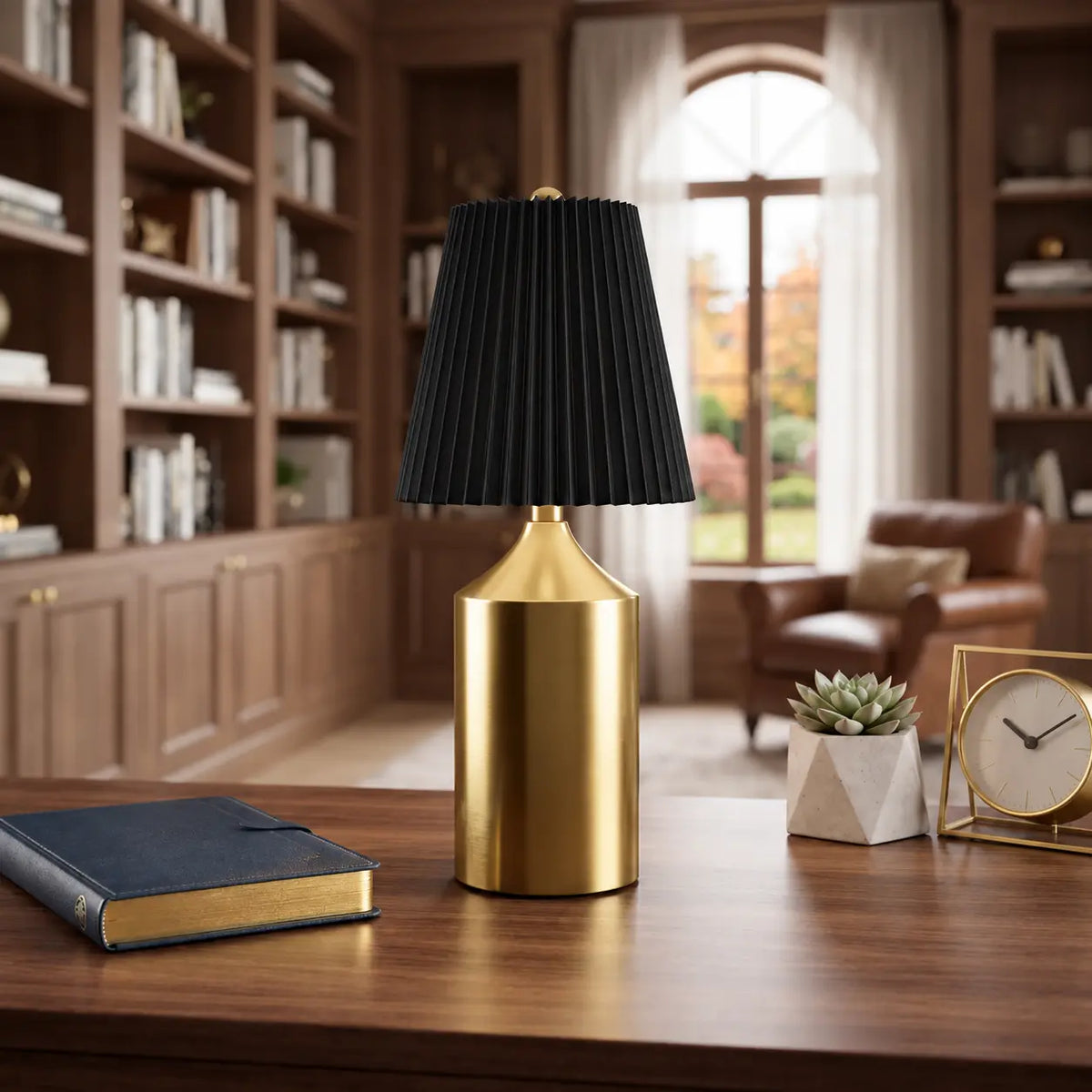LED Brass Base Lamp